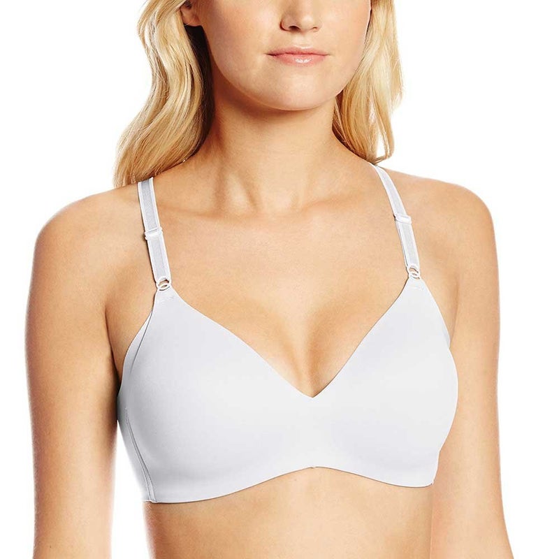 Warner's Women's No Side Effects Wire-Free Bra White, 40C - Image 1